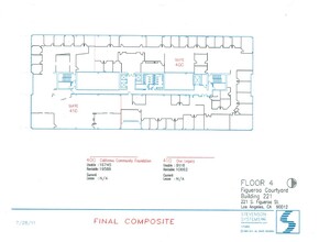 261 S Figueroa St, Los Angeles, CA à louer Plan d’étage– Image 2 sur 2