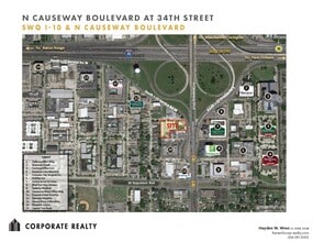 2312 N Causeway Blvd, Metairie, LA - Vue aérienne vue de carte
