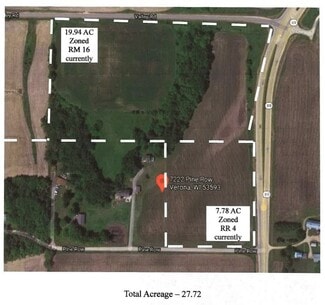 Plus de détails pour 7222 Pine Row, Verona, WI - Terrain à vendre