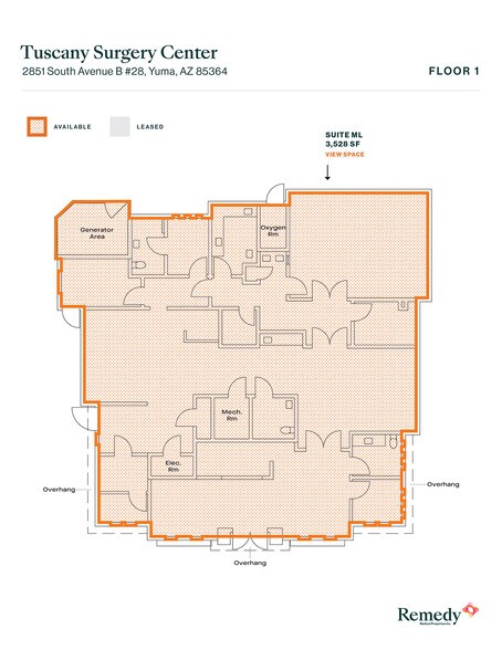 2851 S Avenue B, Yuma, AZ à louer - Plan d’étage – Image 1 sur 1