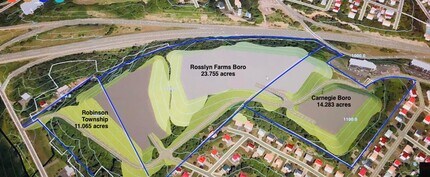 Campbells Run Rd, Carnegie, PA - VUE AÉRIENNE vue de carte - Image1