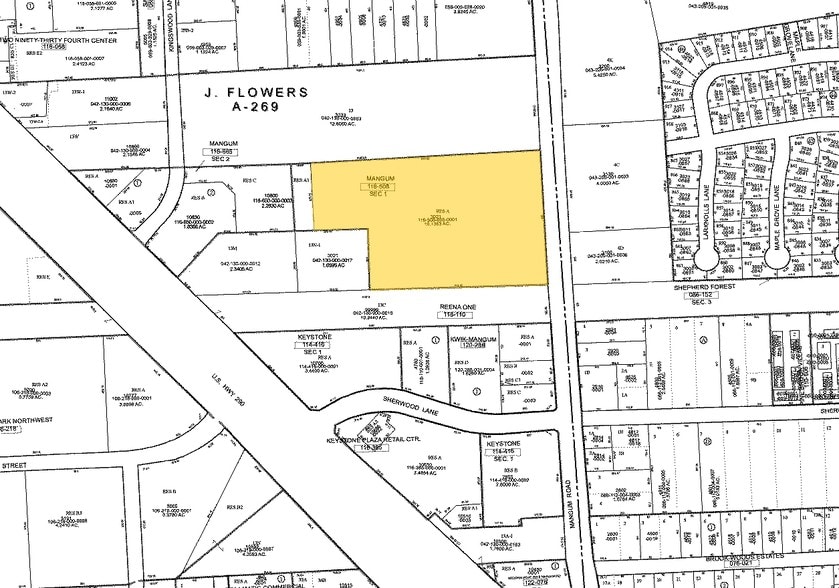 3021 Mangum Rd, Houston, TX à louer - Plan cadastral – Image 2 sur 5