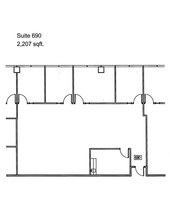 3530 Wilshire Blvd, Los Angeles, CA à louer Plan d’étage– Image 1 sur 1