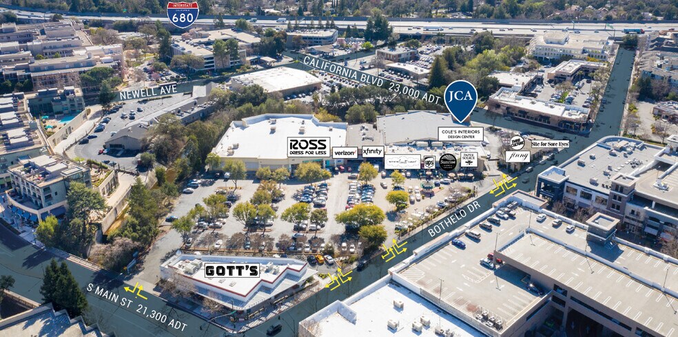 1531-1575 Botelho Dr, Walnut Creek, CA à louer - Aérien – Image 2 sur 10