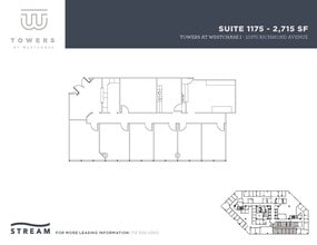 10370 Richmond Ave, Houston, TX à louer Plan d’étage– Image 1 sur 1