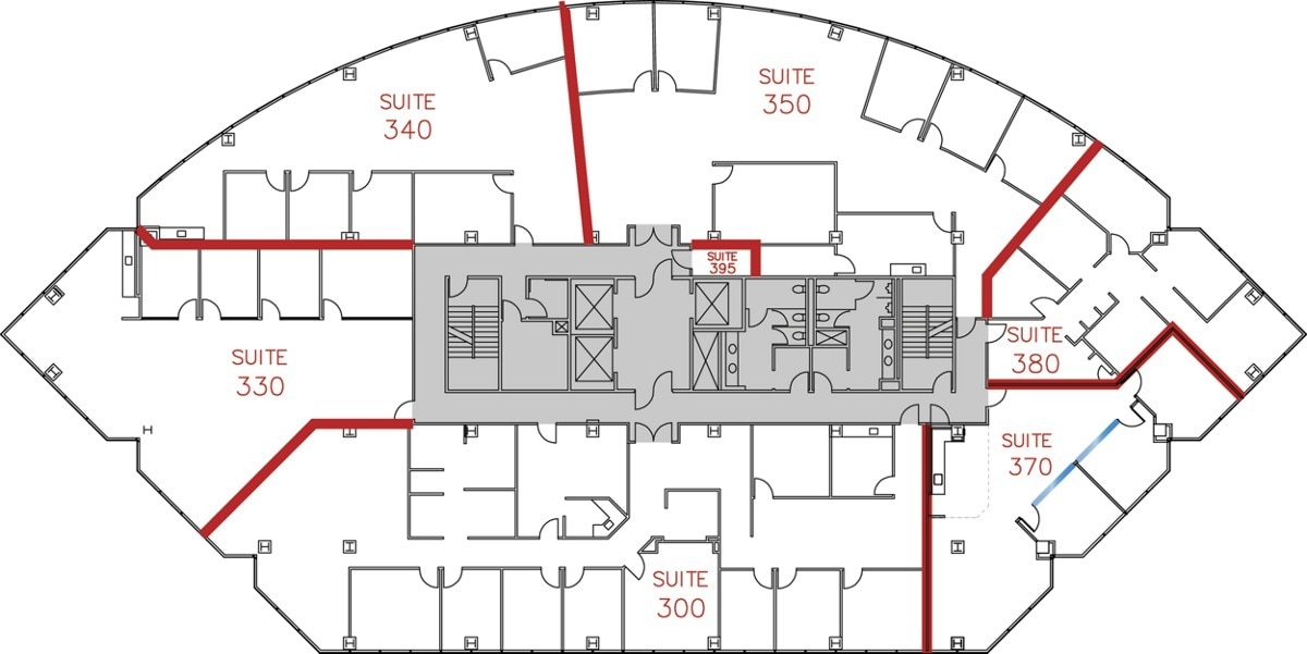 9255 Towne Centre Dr, San Diego, CA à louer Plan d’étage– Image 1 sur 1