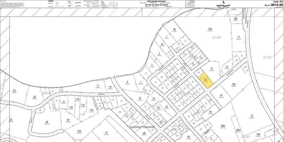 99 Lewisberry Rd, New Cumberland, PA à vendre - Plan cadastral – Image 2 sur 6
