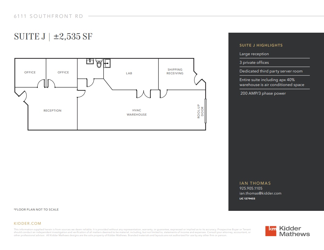 6111 Southfront Rd, Livermore, CA à louer Plan d’étage– Image 1 sur 1