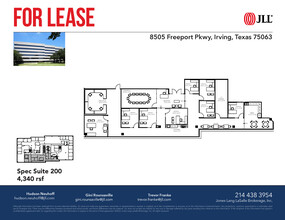 8505 Freeport Pky, Irving, TX à louer Plan d’étage– Image 1 sur 1