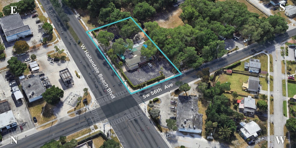 5590 W Hallandale Beach Blvd, Pembroke Park, FL à vendre - Photo principale – Image 1 sur 7