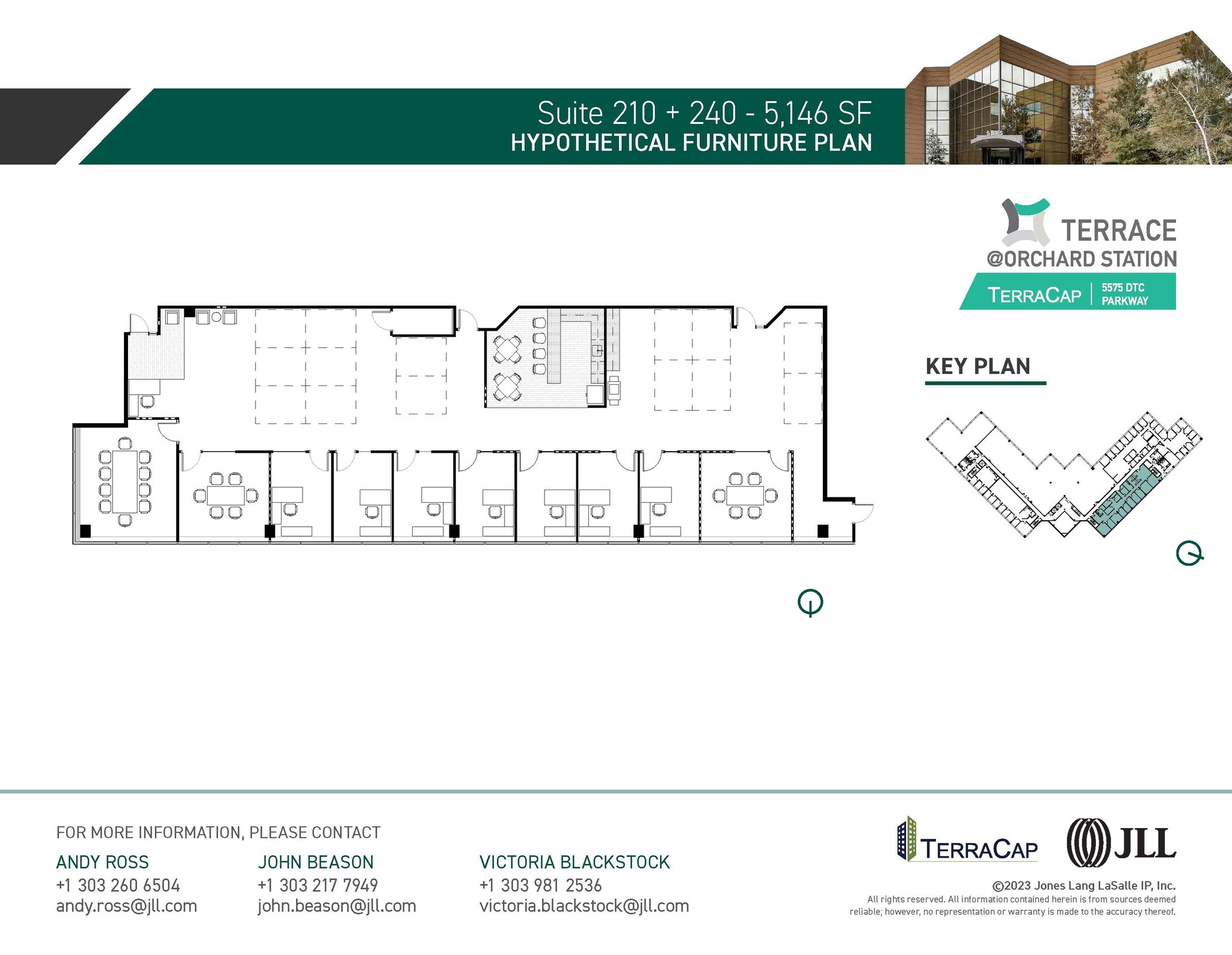 5575 DTC Pky, Greenwood Village, CO à louer Plan d’étage– Image 1 sur 6