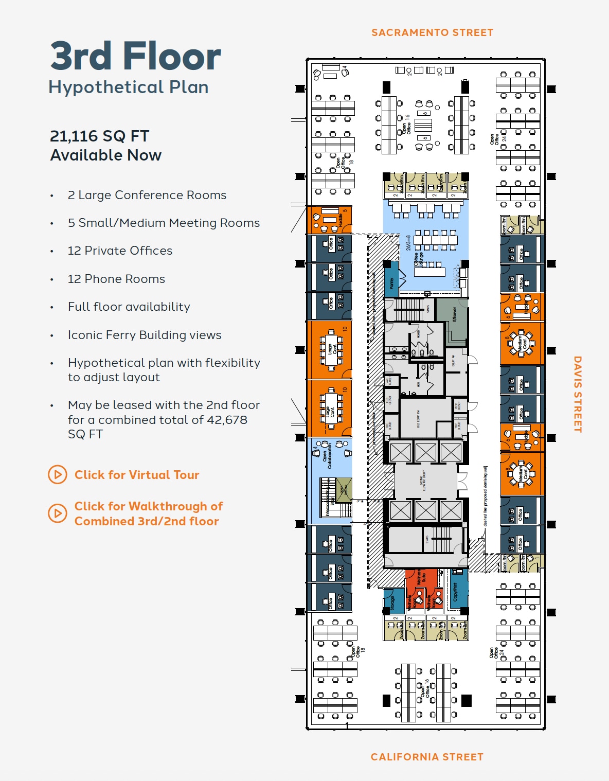 100 California St, San Francisco, CA à louer Plan d’étage– Image 1 sur 1