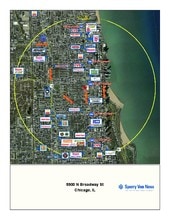 1206 W Rosedale Ave, Chicago, IL - Vue aérienne  vue de carte