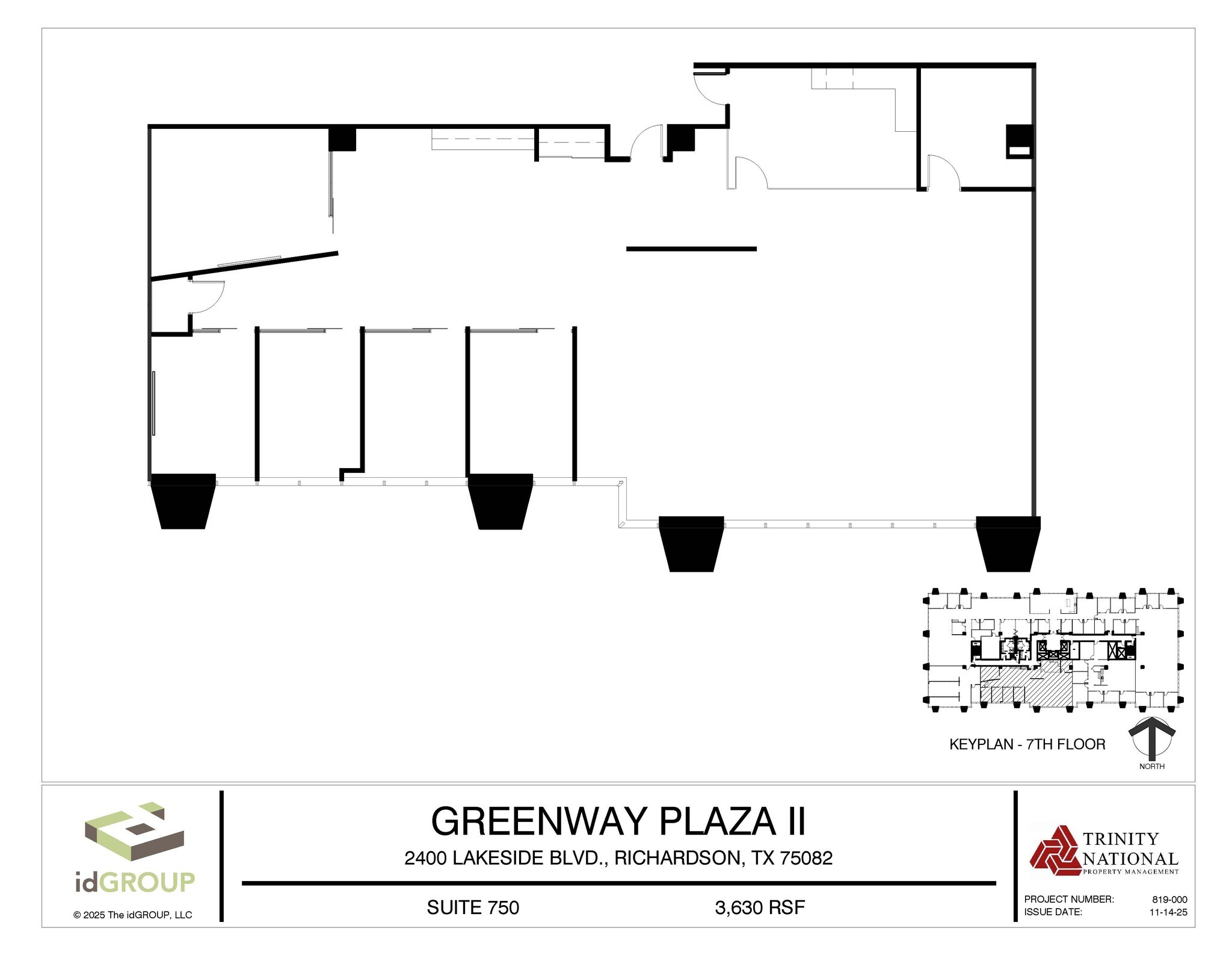 2400 Lakeside Blvd, Richardson, TX à louer Plan d’étage– Image 1 sur 2