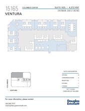 15165 Ventura Blvd, Sherman Oaks, CA à louer Plan d’étage– Image 1 sur 1