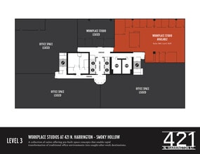 421 N Harrington St, Raleigh, NC à louer Plan d’étage– Image 1 sur 1