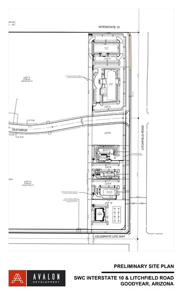 SWC Interstate 10 & Litchfield Rd, Goodyear, AZ à louer - Plan de site – Image 2 sur 2