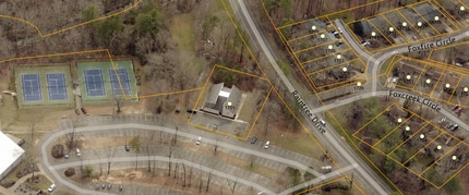 1701 Raintree Dr, Richmond, VA - VUE AÉRIENNE  vue de carte