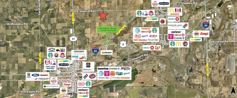 SWC of Sherrill Road & Brisbin Road, Morris, IL à vendre Photo de l’immeuble– Image 1 sur 2