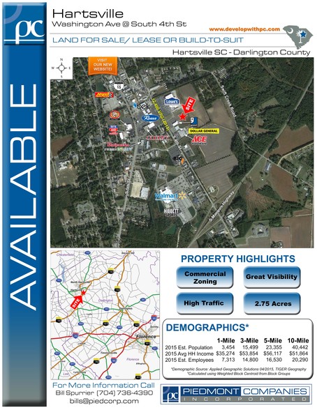S 4th St, Hartsville, SC à vendre - Photo de l’immeuble – Image 3 sur 4
