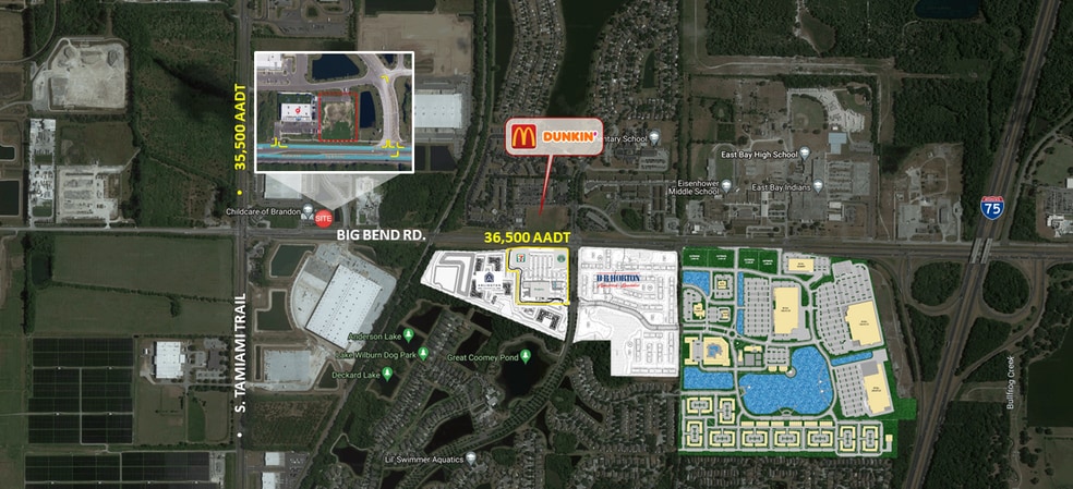 6050 Big Bend Rd, Gibsonton, FL à louer - Aérien – Image 1 sur 2