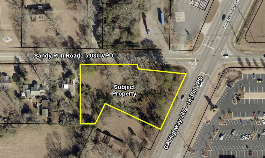 102 Sandy Run Rd, Warner Robins, GA à vendre - Aérien – Image 2 sur 2