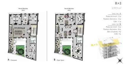 52 Rue De Monceau, Paris à louer Plan d’étage– Image 1 sur 4