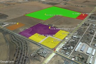 Plus de détails pour Sec Fm 179 & Hwy 114 (19th Street), Lubbock, TX - Terrain à vendre