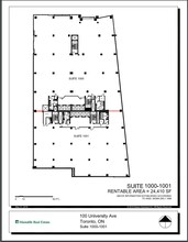 100 University Ave, Toronto, ON à louer Plan d’étage– Image 1 sur 1