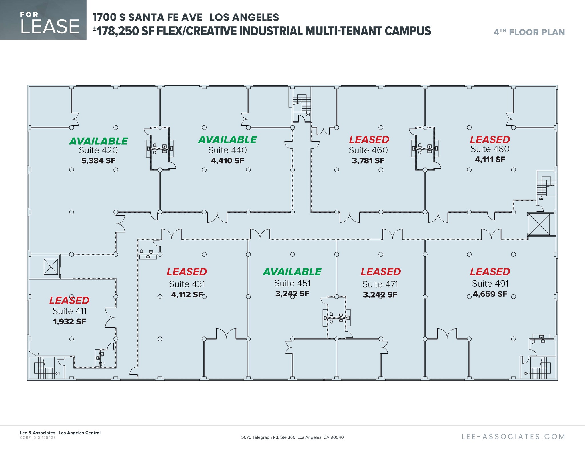 1700 S Santa Fe Ave, Los Angeles, CA à louer Plan de site– Image 1 sur 1