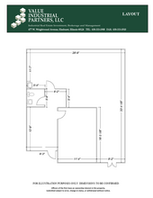 245 W Roosevelt Rd, West Chicago, IL à louer Plan d’étage– Image 1 sur 1