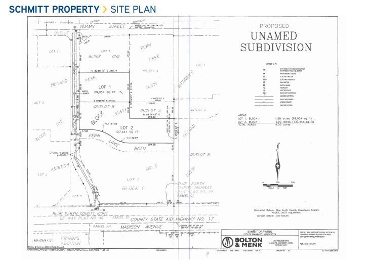 9 Haefner Dr, Mankato, MN à vendre Plan de site– Image 1 sur 2