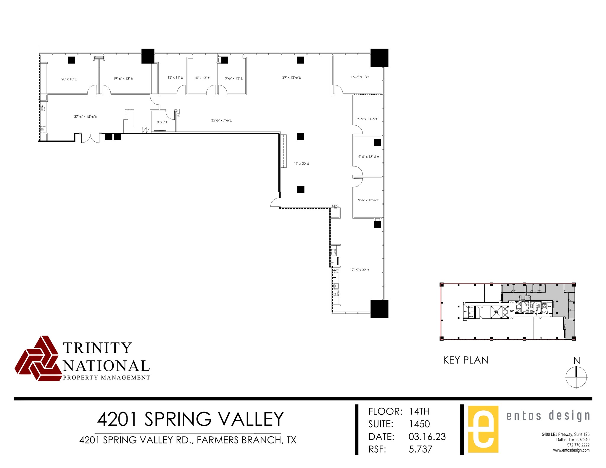 4201 Spring Valley Rd, Dallas, TX à louer Plan de site– Image 1 sur 1