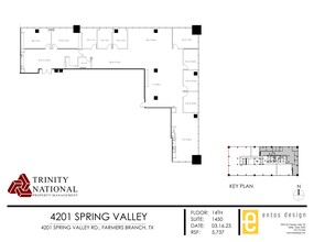 4201 Spring Valley Rd, Dallas, TX à louer Plan de site– Image 1 sur 1