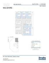 10990 wilshire Blvd, Los Angeles, CA à louer Plan d’étage– Image 1 sur 1