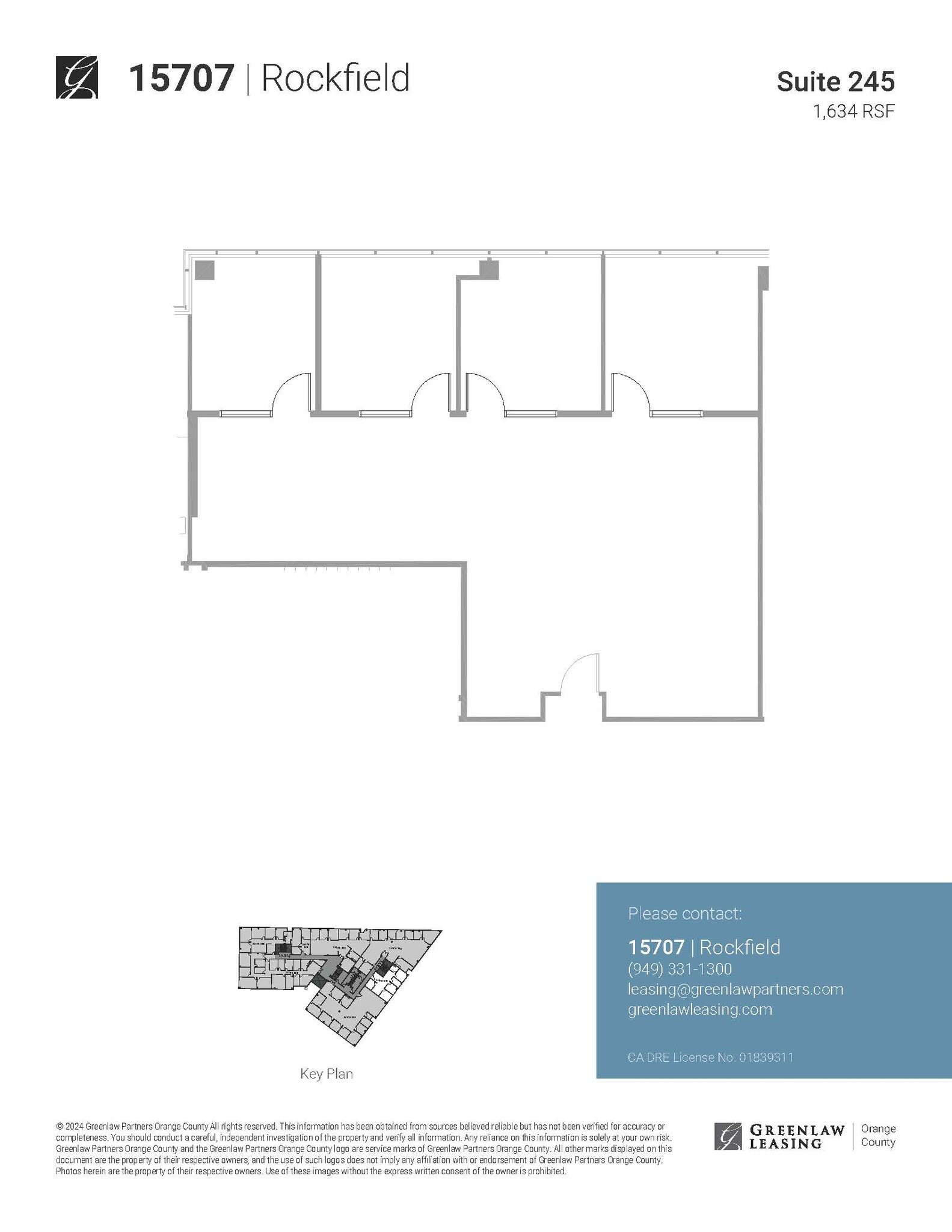 15707 Rockfield Blvd, Irvine, CA à louer Plan d’étage– Image 1 sur 1