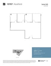 15707 Rockfield Blvd, Irvine, CA à louer Plan d’étage– Image 1 sur 1