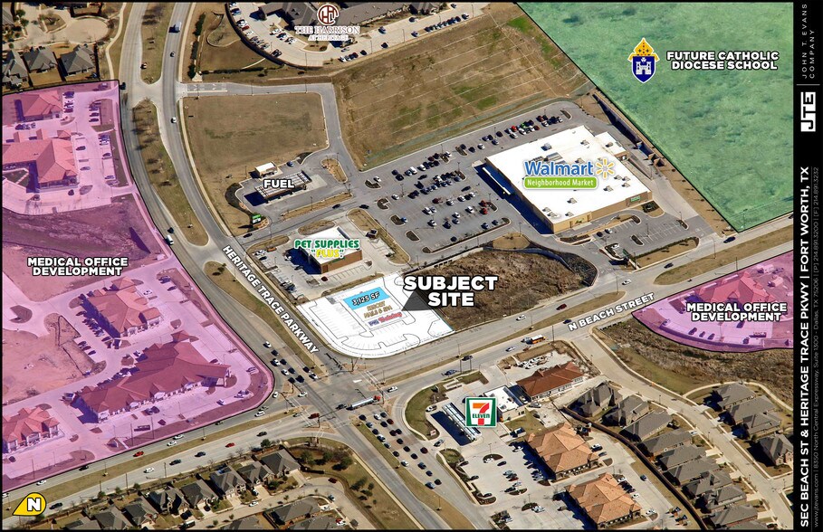 4500 Heritage Trace Pky, Fort Worth, TX à louer - Aérien – Image 3 sur 12