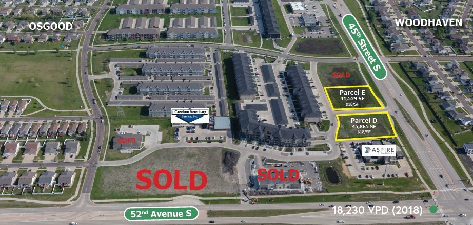 45th St S & 52nd Ave S, Fargo, ND à vendre Photo de l’immeuble– Image 1 sur 2
