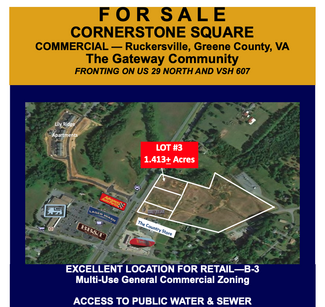 Plus de détails pour Seminole Trail and Clore Drive, Ruckersville, VA - Terrain à vendre