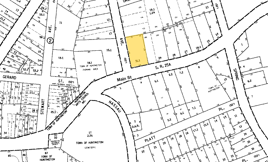 181 Main St, Huntington, NY à louer - Plan cadastral – Image 3 sur 22