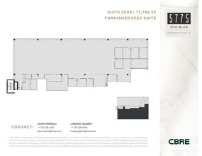 5775 DTC Blvd, Greenwood Village, CO à louer Plan de site– Image 1 sur 1