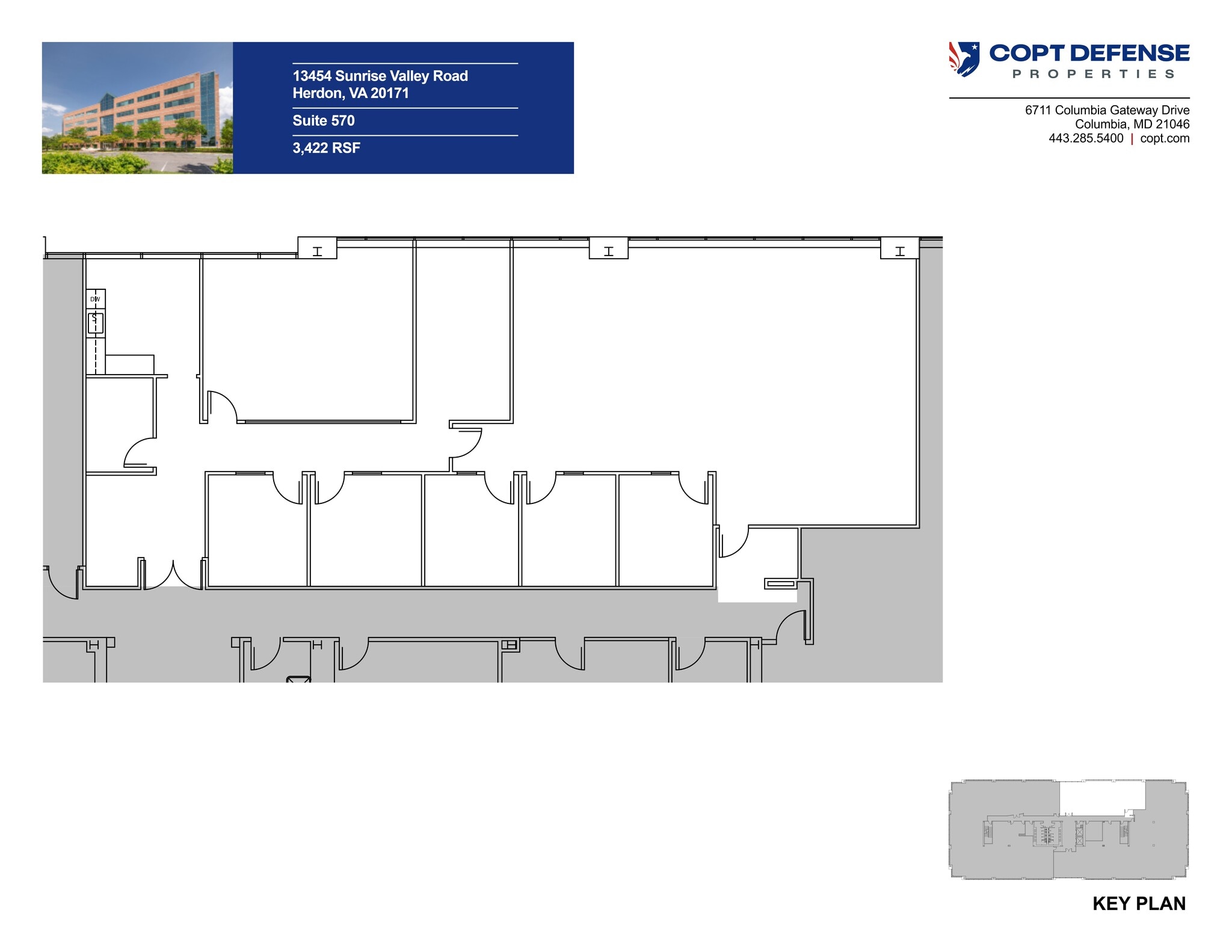 13454 Sunrise Valley Dr, Herndon, VA à louer Plan de site– Image 1 sur 1