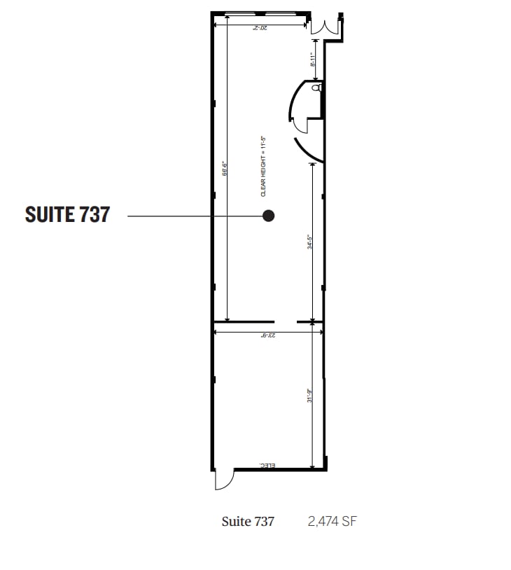 731-739 10 Ave SW, Calgary, AB à louer Plan d’étage– Image 1 sur 1