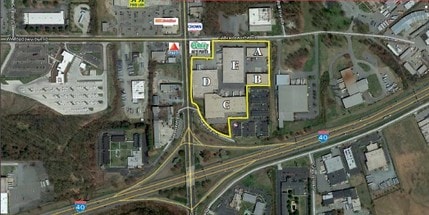 101 E Carteret St, Greensboro, NC - VUE AÉRIENNE  vue de carte