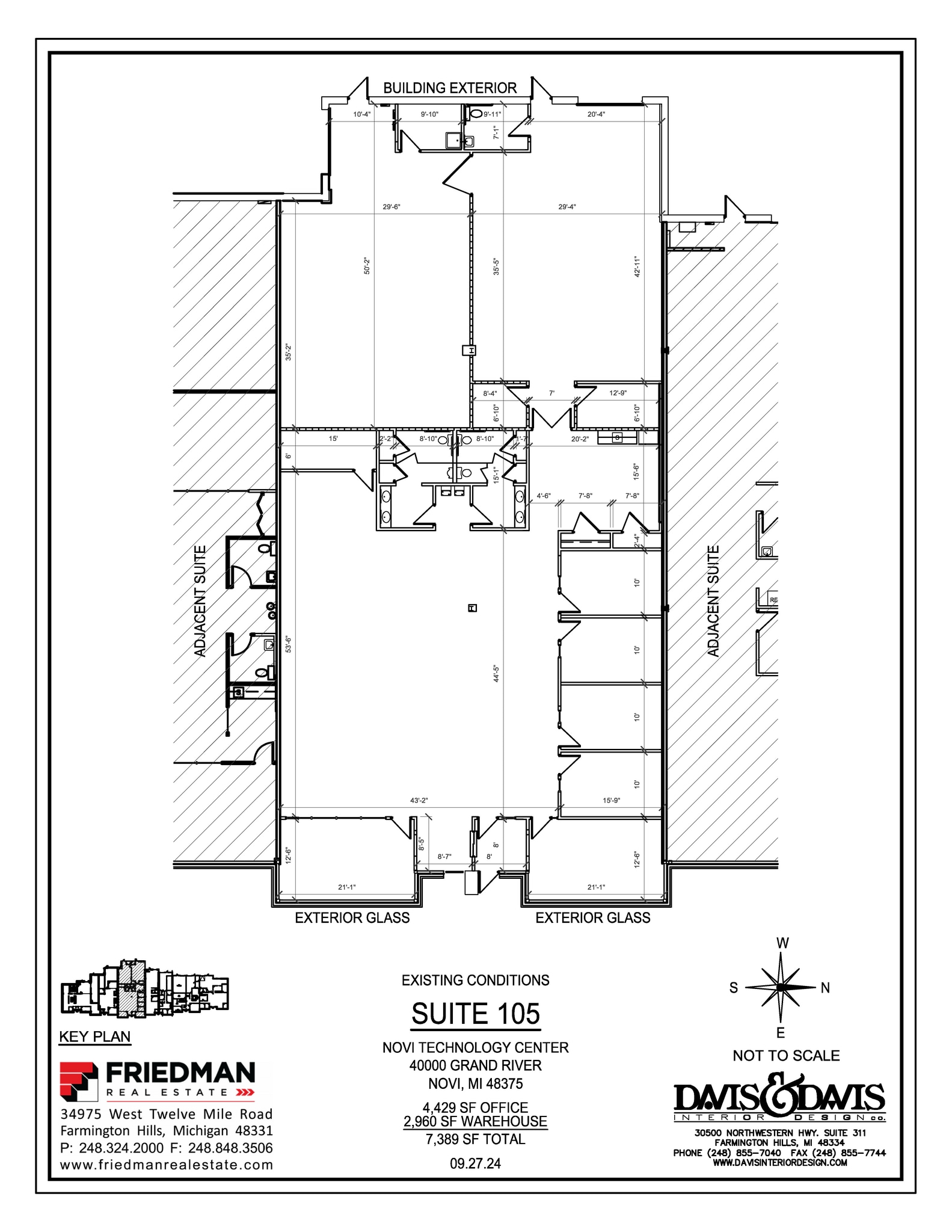 40000 Grand River Ave, Novi, MI à louer Plan d’étage– Image 1 sur 2