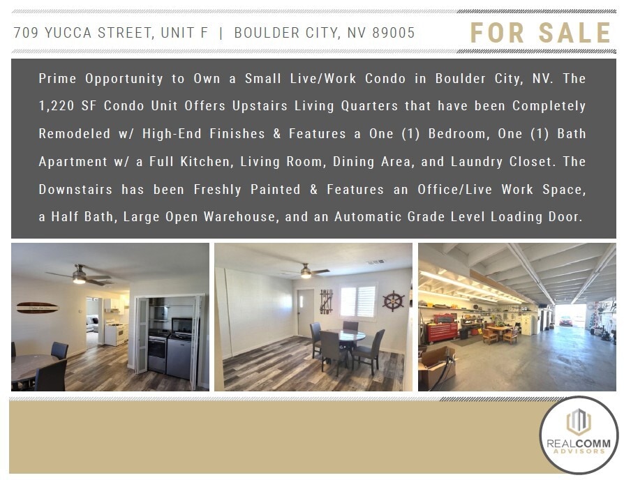 709 Yucca St, Boulder City, NV 89005 - Lot F - - Photo intérieure - Image 2 of 3