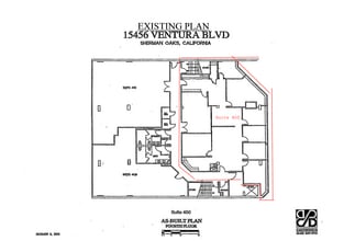 15456 Ventura Blvd, Sherman Oaks, CA à louer Plan d’étage– Image 1 sur 1