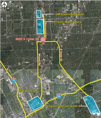 Plus de détails pour 3900 E Outer Dr, Detroit, MI - Industriel/Logistique à louer
