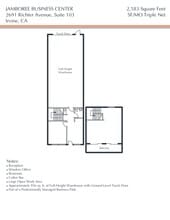 2691 Richter Ave, Irvine, CA à louer Plan de site– Image 1 sur 1